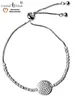 Geschenk Damen Armbanduhr silber Zirkonia kristall + Produktbild-Vorschau 3