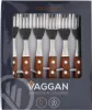 Steakgabeln mit Holzgriff, 6er-Set Produktbild-Vorschau 2