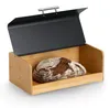 Chlieb Zeller, bambus/kov, 36x20x13 cm, hnedá/čierna Náhľad obrázku produktu 2