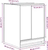 vidaXL Terrarium mit Speicher Transparent 30 x 30 x 40 cm Produktbild-Vorschau 8