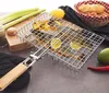 Cestino barbecue universale in metallo cromato con manico Anteprima dell’immagine prodotto 5