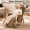 CRELIV Schaukelsessel mit Massagefunktion, Relaxsessel mit Produktbild-Vorschau 2