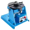 A blue welding positioner with a chuck and turntable is shown against a white background. Podgląd zdjęcia produktu