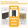 PVC Sichtschutzmatte Balkon Sichtschutz Doppelte Produktbild-Vorschau 5
