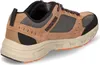 A side view of a brown and gray athletic shoe. Produktbild-Vorschau