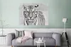 MuchoWow® Poster Tiger - Natur - Schwarz - Weiß 120x90 cm - Produktbild-Vorschau 5