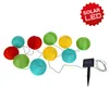 10er Textil-/Solarlichterkette bunt L: 225cm - 225 cm lang, Produktbild-Vorschau 2