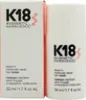 A product shot of K18 Leave-In Molecular Repair Hair Mask packaging and bottle. Podgląd zdjęcia produktu
