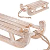 H&S Decoration | Dekoracyjne drewniane sanie - Świąteczna Podgląd zdjęcia produktu 2