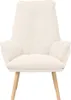 vidaXL Sessel Creme 69 x 74 x 93 cm Sherpa-Stoff Produktbild-Vorschau 3