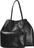 A black Guess shopper bag with a smaller pouch in front. Produktbild-Vorschau