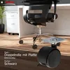 Doppelrolle mit Platte 20kg | Möbelroller | Rollen für Produktbild-Vorschau 2