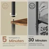 VASAGLE Superschnelle werkzeuglose Montage, Regal mit 5 Produktbild-Vorschau 12