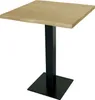 Bistrotisch Baumkante massiv Eiche geölt 70 x 70 cm Produktbild-Vorschau 2