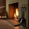 relaxdays 10028788_0 relaxdays Kaminbesteck schwarz, braun Náhľad obrázku produktu 2