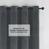 Verdunkelungsvorhang Samt weich 140x145 cm Anthrazit Ösen Produktbild-Vorschau 5