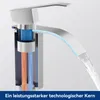 CECIPA MAX Wasserhahn Bad Schwarz,Wasserfall Produktbild-Vorschau 5