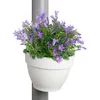 elho® Vibia campana Fallrohr Pflanzgefäß Seidenweiß 22 cm - Produktbild-Vorschau 9