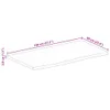 vidaXL Blat z krawędzią 120x60x3,8 cm z litego drewna mango Podgląd zdjęcia produktu 7