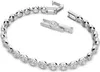 A diamond tennis bracelet with a clasp shown separately. Náhľad obrázku produktu