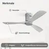 Sofucor Deckenventilator aus Massivholz ohne Licht, 136 cm, Produktbild-Vorschau 5