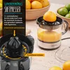 A collage showing a citrus juicer with oranges and limes in the background. Produktbild-Vorschau