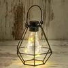 LED Solar Hängeleuchte eckig - Laterne - 3 warmweiße LED - Produktbild-Vorschau 6