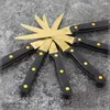 OTIX Steakmesser-Set aus 6 Stück, gold-schwarze Produktbild-Vorschau 5