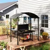 Outsunny Grillpavillon 233 x 110 x 235 cm winddicht Produktbild-Vorschau 7