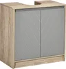 HOMCOM Meuble salle de bain sous Lavabo - meuble Voir les images du produit 1