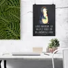 Mr. & Mrs. Panda Bild Pinguin Blumen DIN A5 - Kreidetafel - Produktbild-Vorschau 2