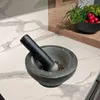MOON HOME Mörser aus Granit mit Stößel, Hochwertiger Produktbild-Vorschau 5