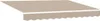 Stabli Möbel Einziehbare Markise Beige und Weiß 250 x 200 Produktbild-Vorschau 5