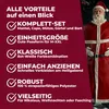 Detex Costume Babbo Natale Completo 5 pz. Vestito Abito Anteprima dell’immagine prodotto 8
