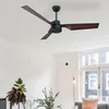 Deckenventilator, schwarz-braun, Timer, Fernbedienung, 132 Produktbild-Vorschau 4
