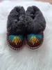 Damen Leder Wolle Winter HüttenSchuhe Lamfell HausSchuhe Produktbild-Vorschau 14