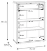 Armadio ALICE SPRINGS, dimensioni 70x80 cm, design moderno Anteprima dell’immagine prodotto 8