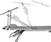 A gray recliner chair with a sunshade, shown from the side. Produktbild-Vorschau