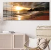DEQORI Glasbild Echtglas 150x60 cm 'Strand im Produktbild-Vorschau 4