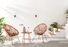 home24 Sitzgruppe - 3-teilig - Stahl / Polyrattan Produktbild-Vorschau 2