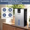 (Grau) Elektrischer Luftentfeuchter 2700ml – Leiser, Produktbild-Vorschau 2