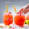 KONZEPT Geriffelte Gläser Set 8 teilig, 500 ml, Produktbild-Vorschau 7