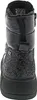 The back view of a black winter boot with glitter detailing. Anteprima dell’immagine prodotto