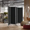 COSTWAY 221 x 188cm Raumteiler Trennwand, Paravent klappbar Produktbild-Vorschau 7