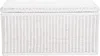 KRINES HOME Truhe / Wäschetruhe aus Rattan (Weiss, Groß) Produktbild-Vorschau 3
