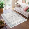 Tapiso Teppich VALLEY Modern Kurzflor Grau Beige Blau Produktbild-Vorschau 1