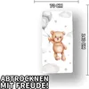 Bavlněná plážová osuška Teddy Bear s prvotřídním potiskem, Náhled obrázku produktu 3