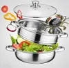 Edelstahltopf, doppelschichtiger Mehrzweck-Dampf-Hotpot, Produktbild-Vorschau 3