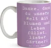 Mr. & Mrs. Panda cappuccinotasse Spruch Gärtner Dankeschön Produktbild-Vorschau 3