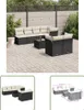 The Living Store 8-tlg. Garten-Sofagarnitur mit Kissen Produktbild-Vorschau 1